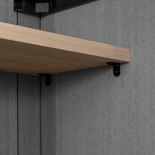 Grande Store Outdoor Double Door Garden Furniture Storage Shed Grey Duotech+ Wood Look and Feel | Fade Free | All Weather Resistant | Safe and Secure | Zero Maintenance