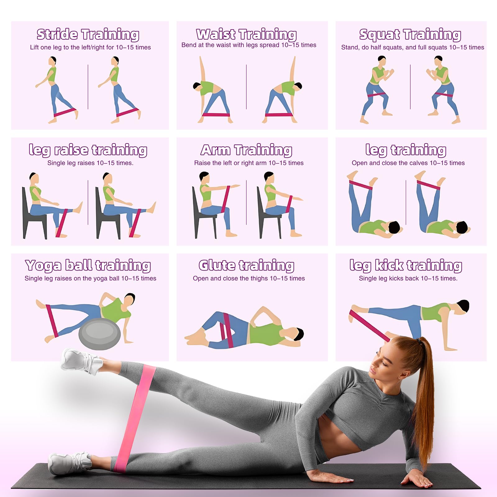 Zarnavexis Resistance Loop Exercise Bands