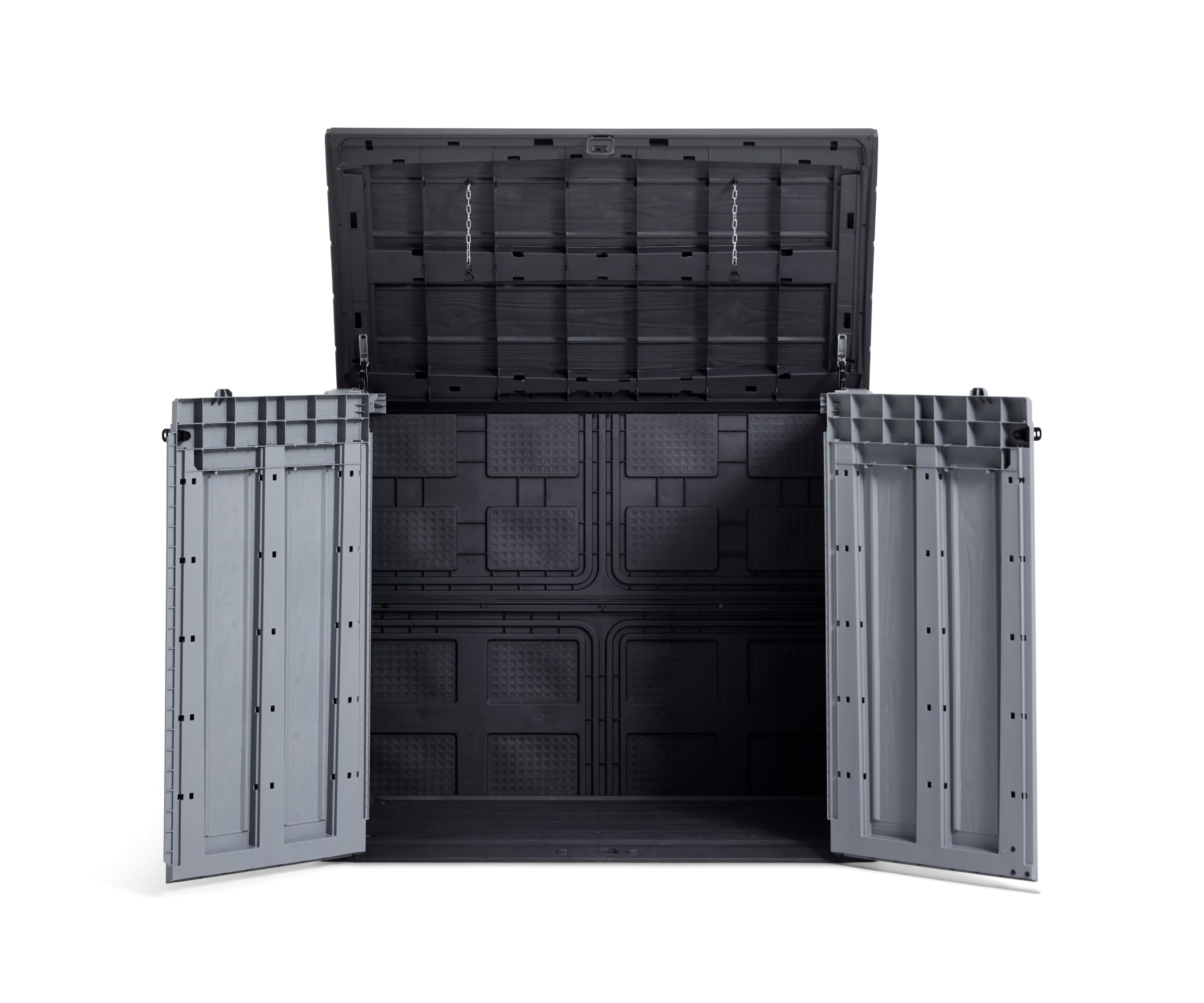 Store It Out Pro Outdoor Garden Furniture Storage Shed Grey| Fade Free | All Weather Resistant | Safe and Secure | Zero Maintenance | 5 year Warranty