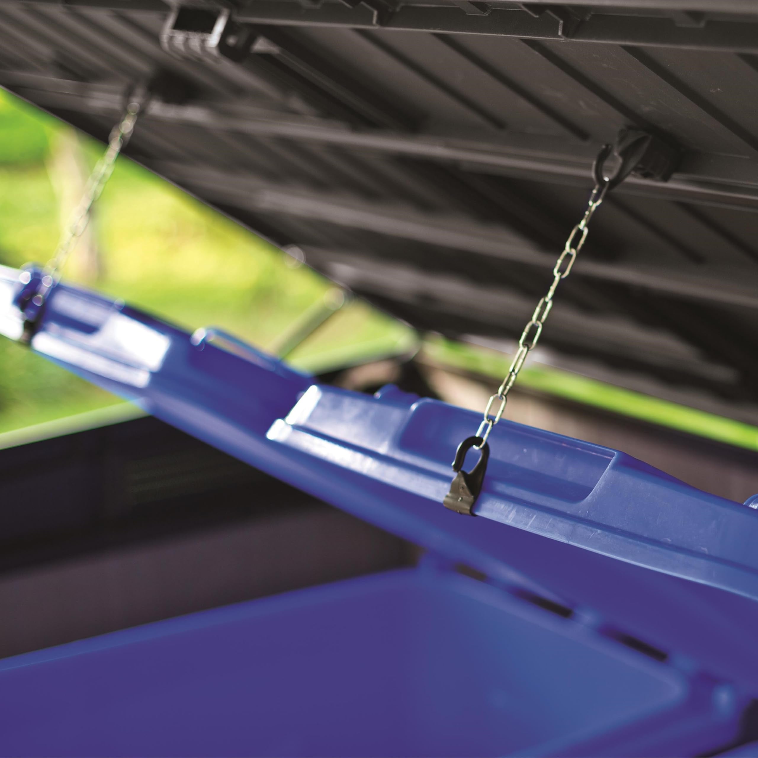 Grande Store Outdoor Double Door Garden Furniture Storage Shed Grey Duotech+ Wood Look and Feel | Fade Free | All Weather Resistant | Safe and Secure | Zero Maintenance